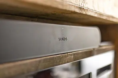 a santenna sticker on the side of a microwave at The Tri-Pod in Llanarth