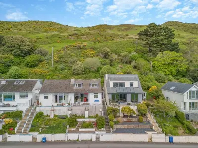 an aerial view of a house at 3 Bed in Aberdovey oc-v29263 in Aberdyfi