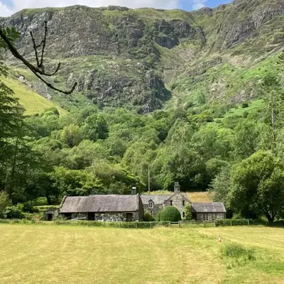 Studio in medieval Welsh farmhouse