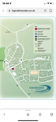 a screenshot of a map of the hyundaiundaiundaiundaiundaiundaiundaiundai at Fernleys Place in Trawsfynydd