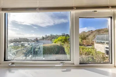 a window in a room with a view of a view at 2 Bed in Aberdovey oc-n30627 in Aberdyfi