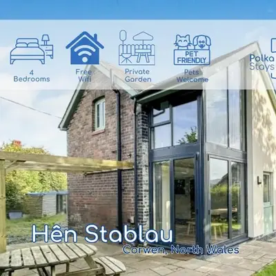 Hên Stablau - Spacious Pet-Friendly Welsh Retreat by PolkaStays