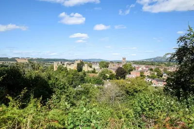 a view of the city from the hill at 1 Bed in Culmington oc-t31830 in Culmington