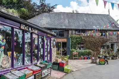 a store with books on display in front of a building at 1 Bed in Dorstone oc-c31765 in Dorstone