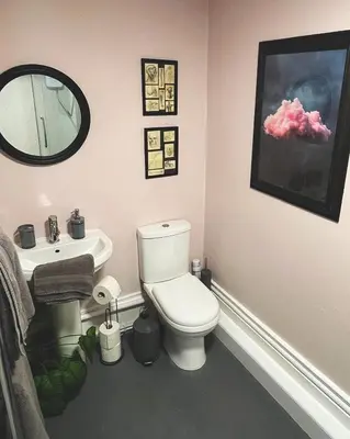 a bathroom with a white toilet and a sink at Bala Suite at pen Y Coed Hall in Dolgellau