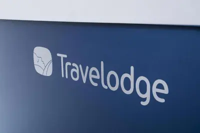 a sign with the words travel lookedage on it at Travelodge Oswestry in Oswestry