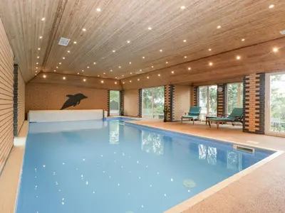 a swimming pool in a house at The Croft in Vowchurch