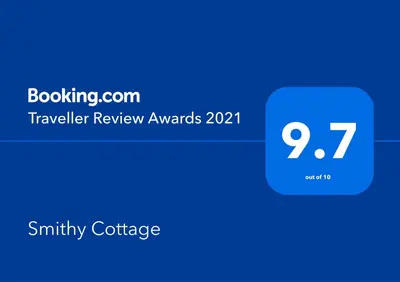 a screenshot of a smartphone with the sunvisorvisor traveller review awards at Smithy Cottage in Berriew
