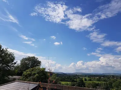 a view of a blue sky with clouds at Apartment - Sleeps 2 - Pet friendly - Parking in Ludlow