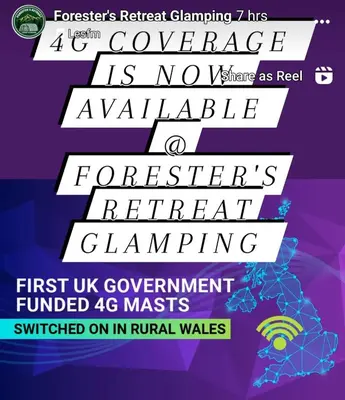 a poster for a fundraiser for areens benefit channel at Forester's Retreat Glamping - Dinas View - Vaccinated dogs over the age of 2 are accepted in Aberystwyth